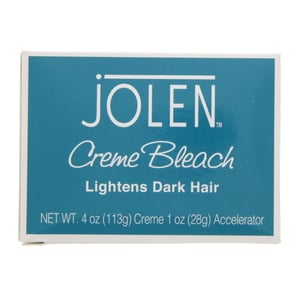 Jolen Crème Bleach Lightens Dark Hair 113g