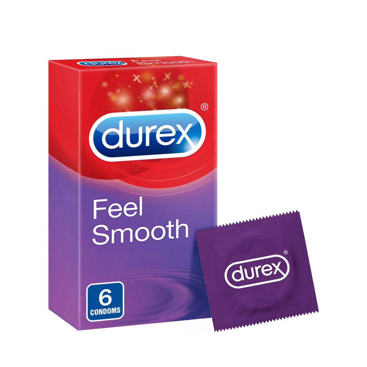 Durex Feel Smooth Condoms 6 pcs