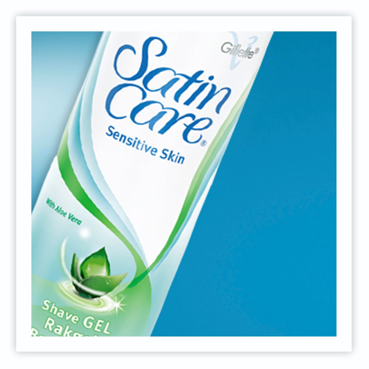 Gillette Satin Care Sensitive Shaving Gel 200 ml