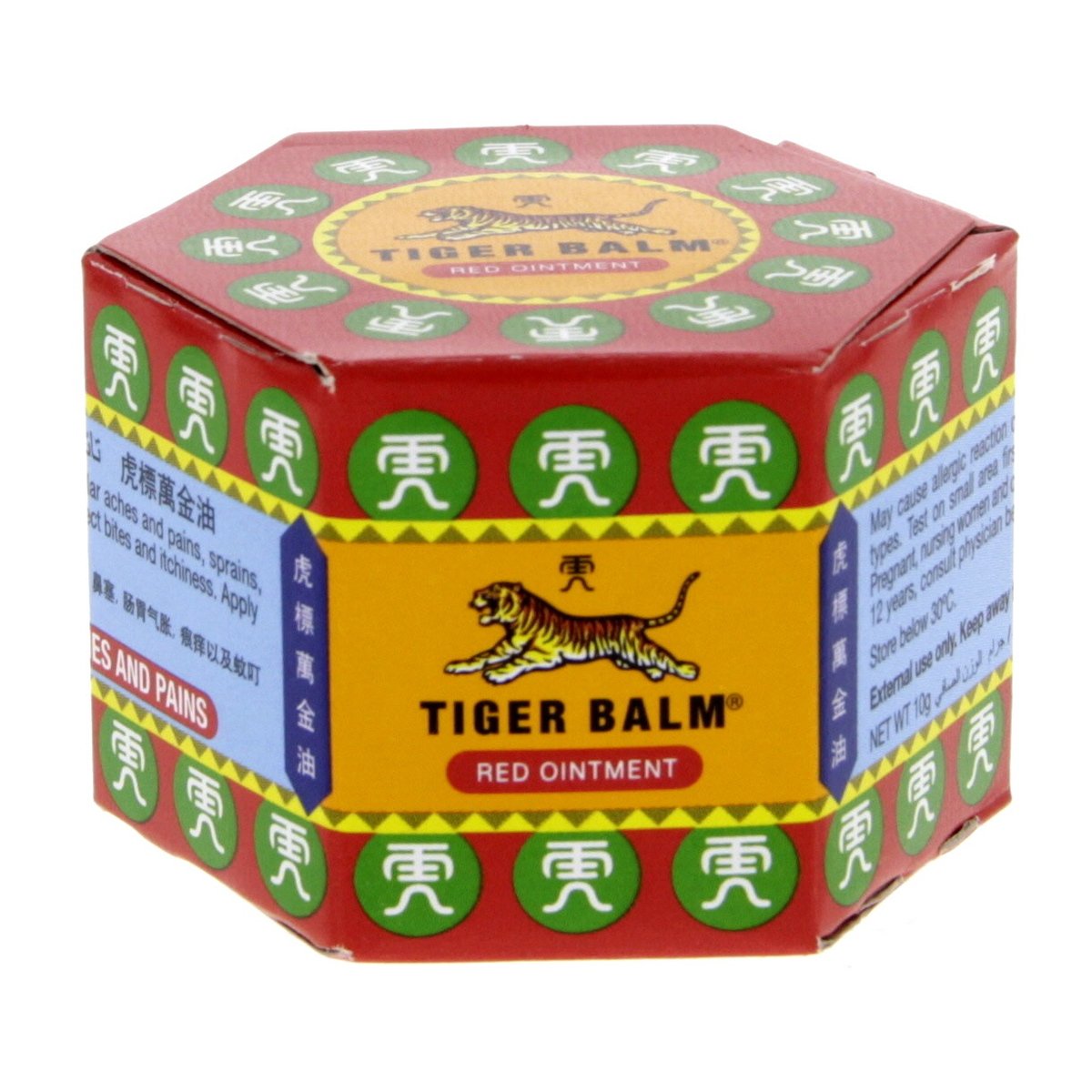 Tiger Balm, Red Pain Relieving Ointment - 19.4g. Quantity: 19.4 g Pack