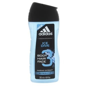 Adidas Ice Dive 3in1 Shower Gel 250 ml