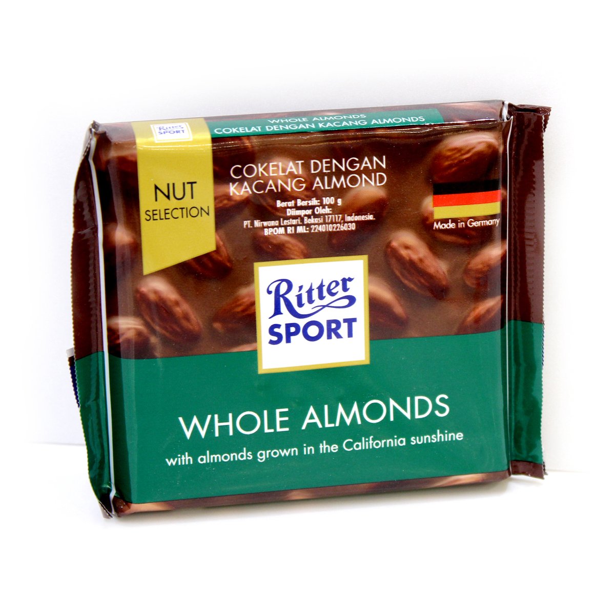 Ritter Sport Whole Almonds 100g