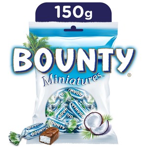 Bounty Miniatures Milk Chocolate Mini Bars 150g