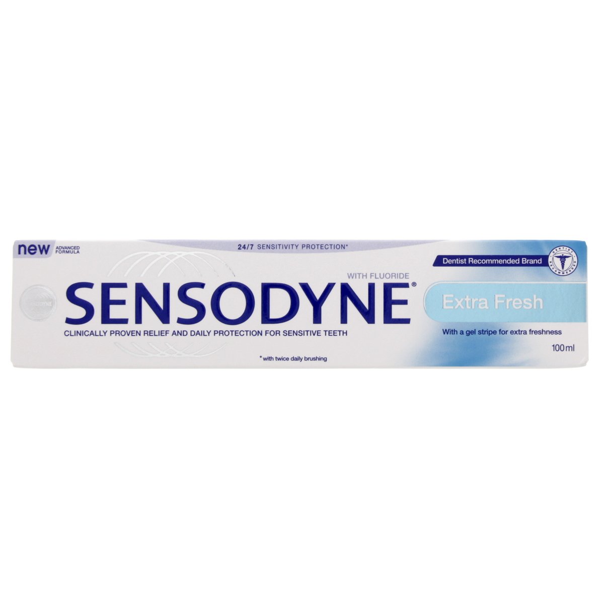 Sensodyne Fluoride Toothpaste Extra Fresh 100 ml