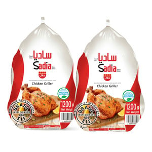 ساديا شواية دجاج مجمدة ٢ × ١.٢ كجم