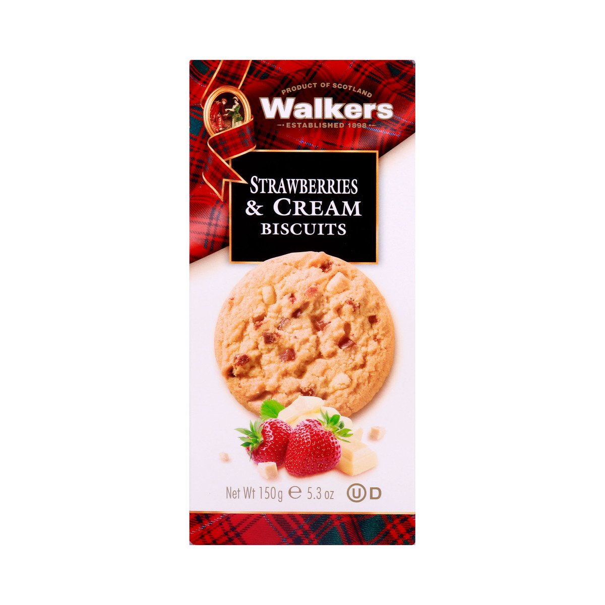 Walkers Strawberries & Cream Biscuits 150g