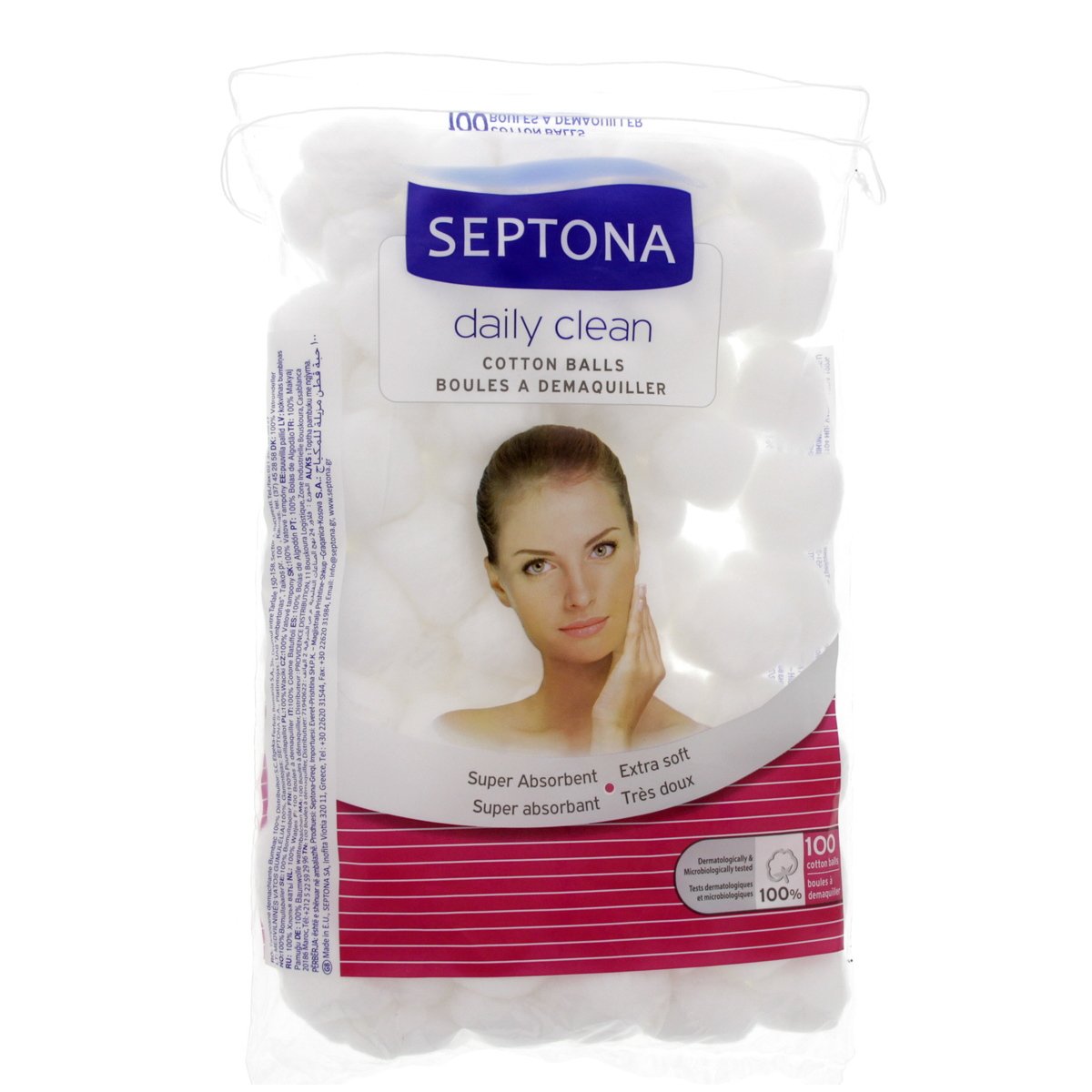 Septona Daily Clean Cotton Balls 100 pcs
