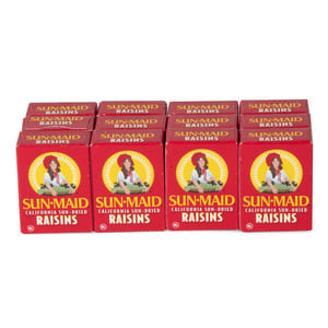 Sun-Maid California Sun-Dried Raisins Mini Snacks 12 pcs 168 g
