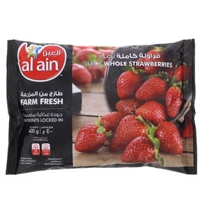 Al Ain Juicy Whole Strawberries 400 g