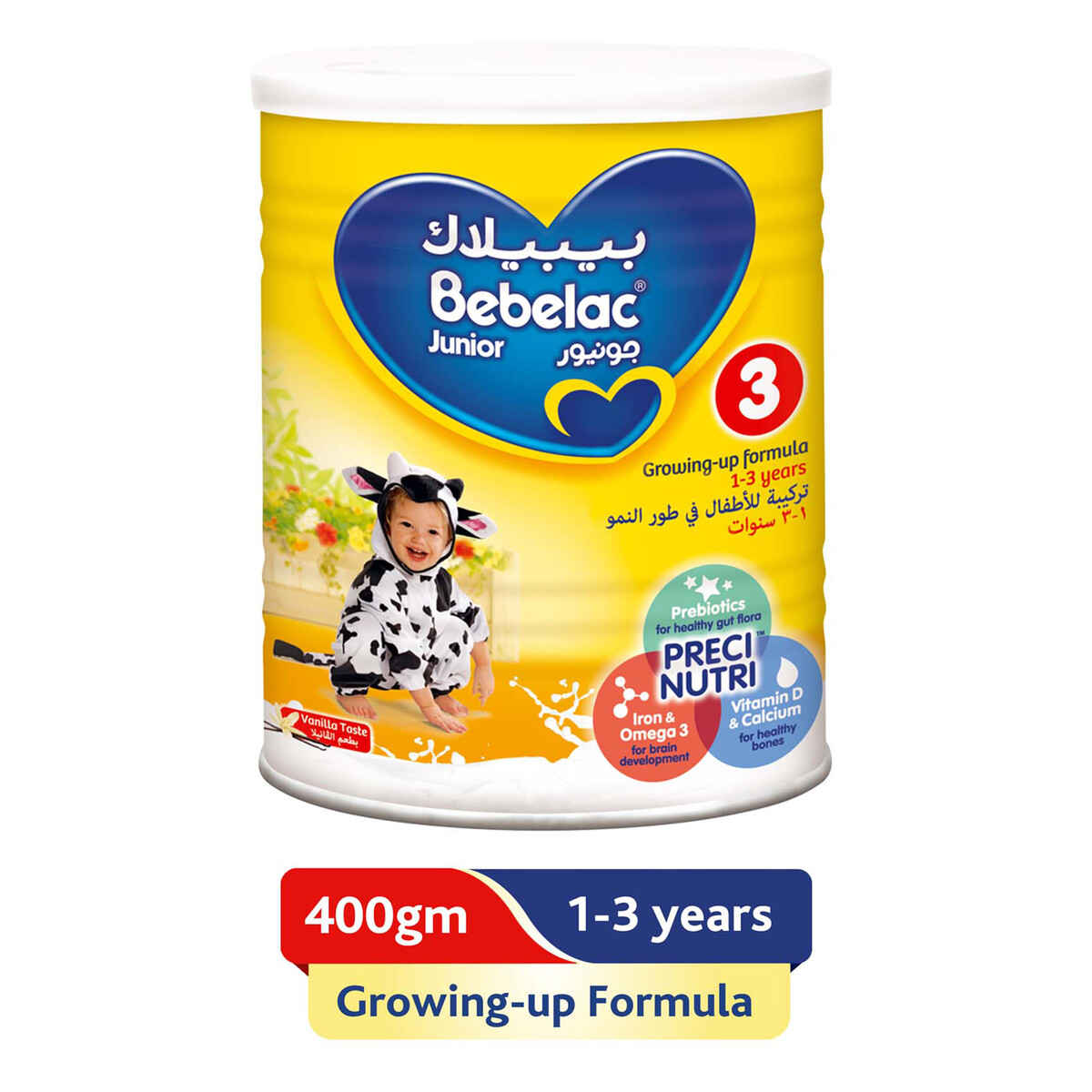 Bebelac Junior Growing Up Formula Stage 3 From 1-3 Years 400g