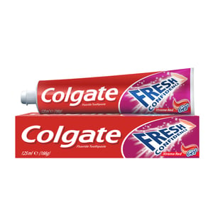 Buy Colgate Toothpaste Fresh Confidence Extreme Gel Red 125 ml Online at Best Price | Tooth Paste | Lulu KSA in Kuwait