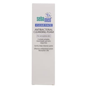 Buy Sebamed Clear Face Antibacterial Cleansing Foam 150 ml Online at Best Price | Facial Cleanser | Lulu Kuwait in Saudi Arabia