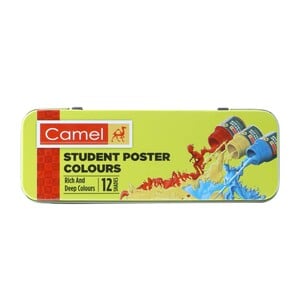 Camel Student Poster Colours 10mlx12 Shades