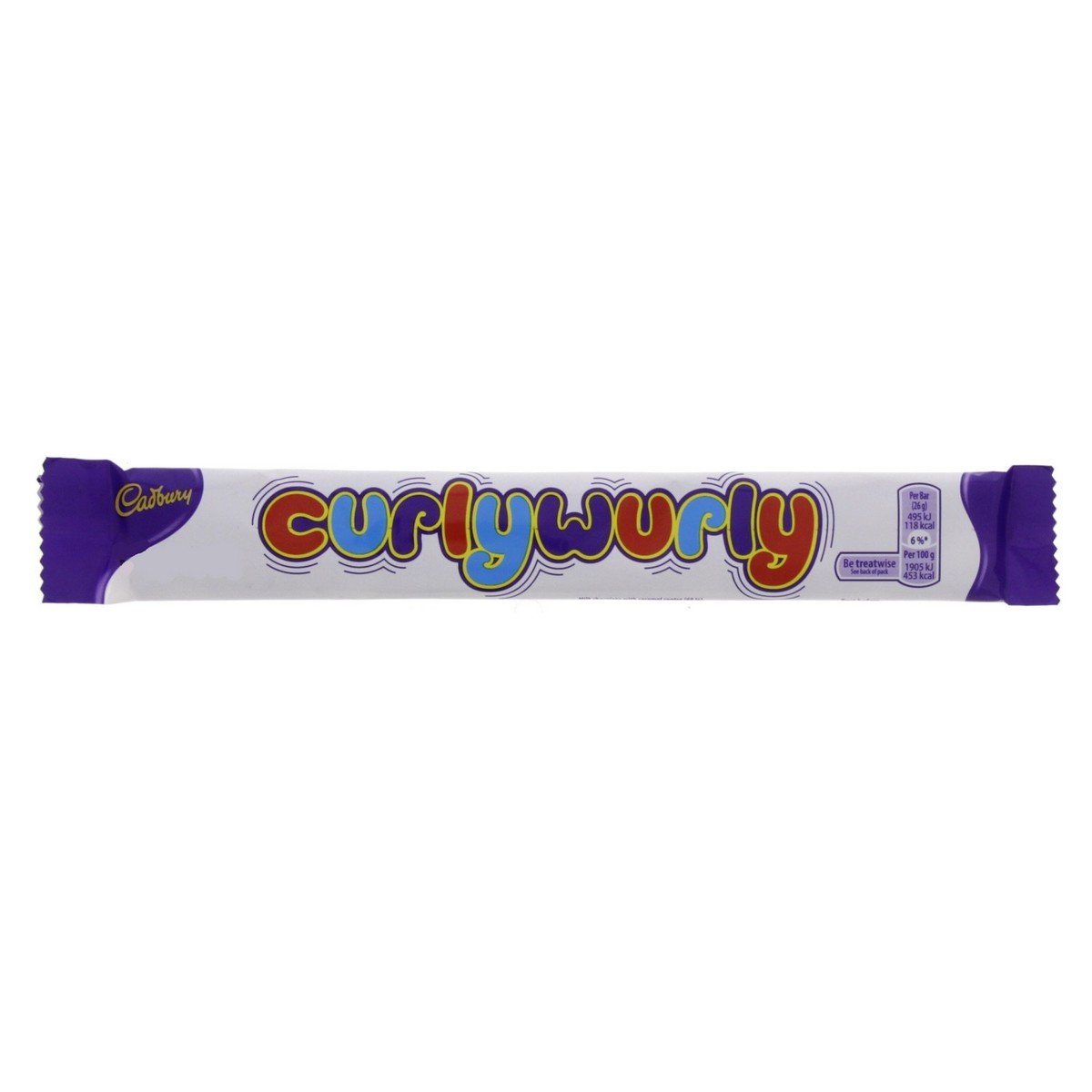 Cadburys Curlywurly Milk Chocolate with Caramel Centre 26g