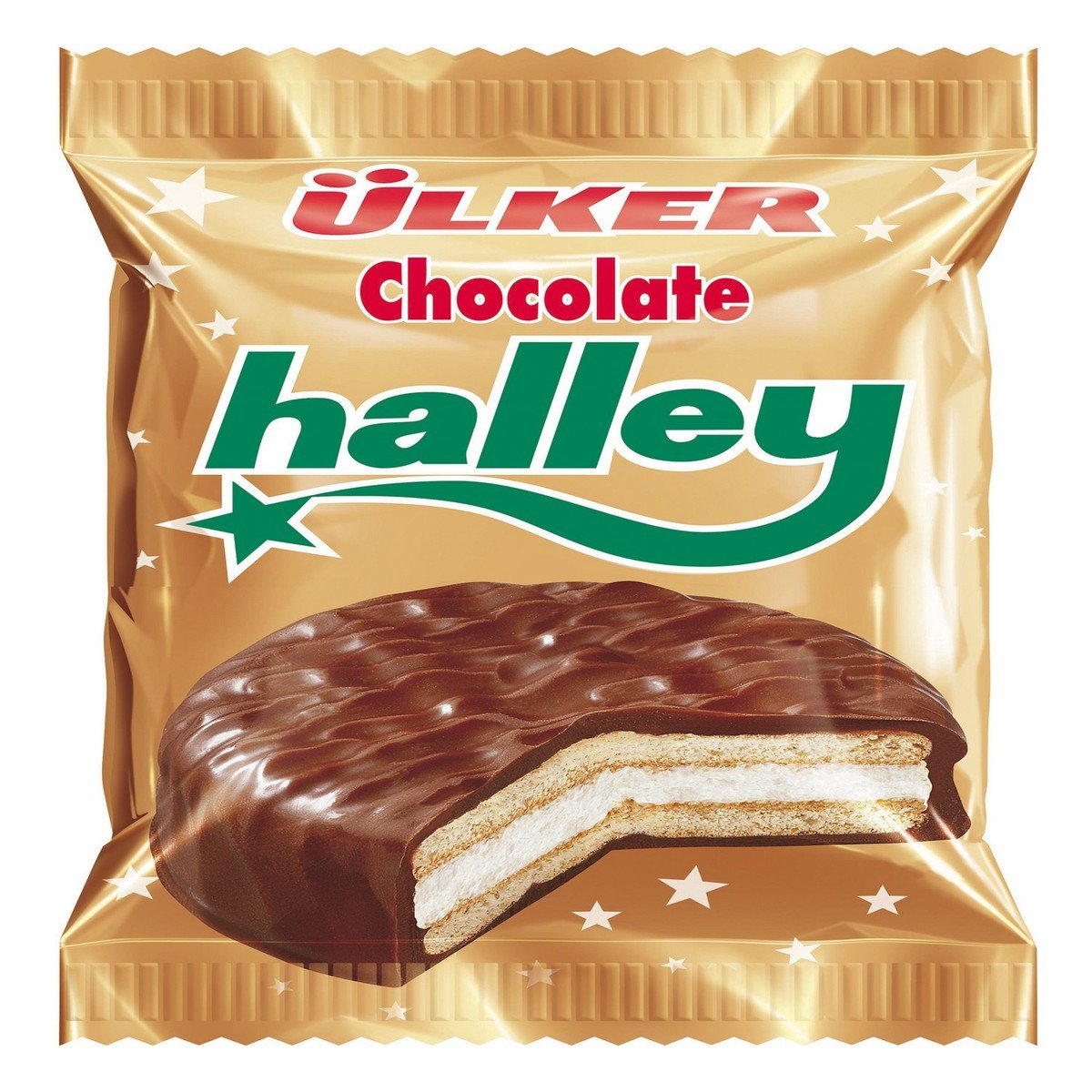Buy Ulker Halley Cake Chocolate Coated Sandwich Biscuit 30 g Online at Best Price | Chocolate Coated | Lulu KSA in Saudi Arabia