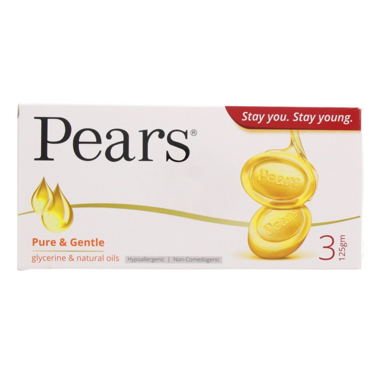 Pears Soap Pure & Gentle 3 X 125g