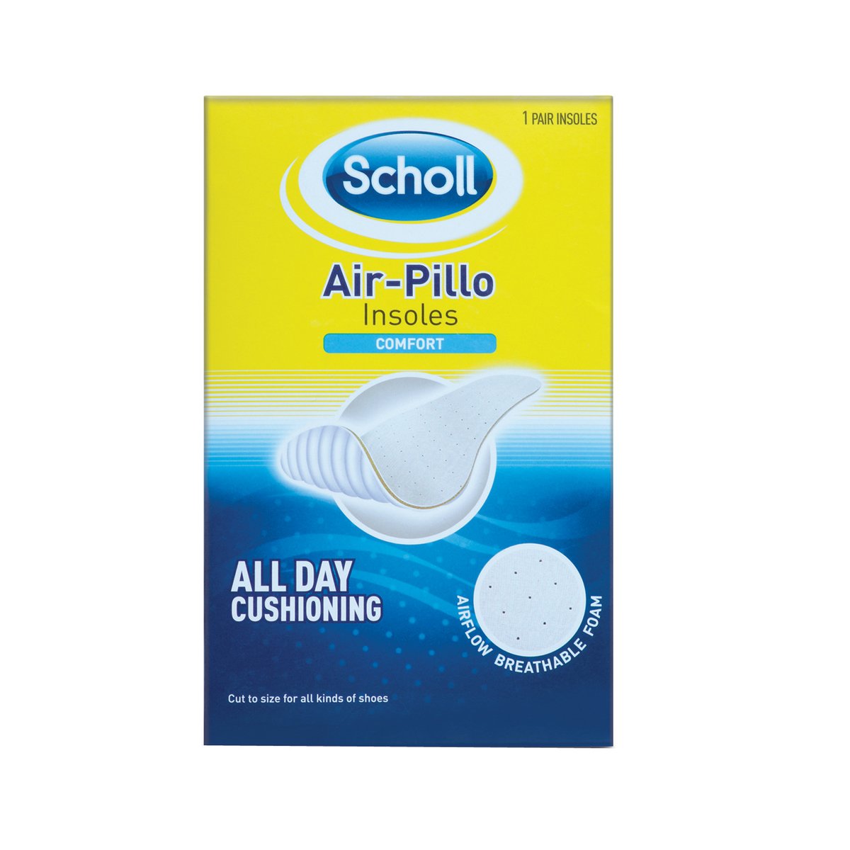 Scholl Foot Care Air-Pillo Comfort Insoles