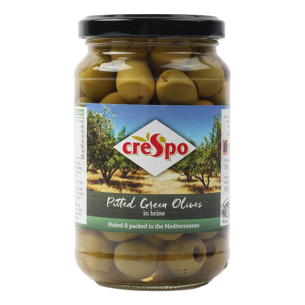 Crespo Pitted Green Olives 354 g
