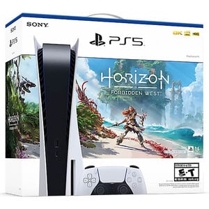 Sony PlayStation 5 Standard/Disc Edition Console with Horizon Forbidden West Voucher -  UAE Version