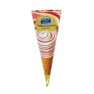 Almarai Vanilla Strawberry Ice Cream Cone 120 ml