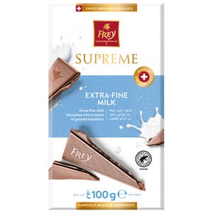 Frey Supreme Extra Fine Milk Chocolate Bar 100 g