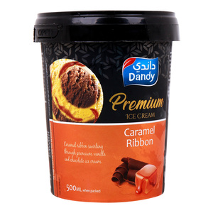 Dandy Caramel Ribbon Premium Ice Cream 500 ml