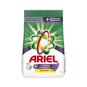 Ariel Lavender Freshness Front Load Washing Powder Value Pack 7 kg