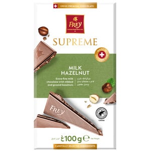 Frey Supreme Hazelnut Milk Chocolate Bar 100 g