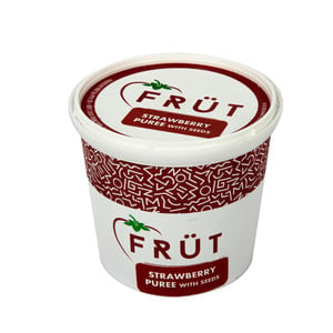 Frut Strawberry Puree With Seeds 1 kg