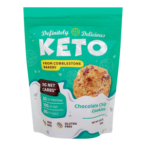 Definitely Delicious Keto Chocolate Chip Cookies 180 g