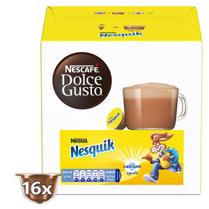 Buy Nescafe Dolce Gusto Nesquik Chocolate Capsules 16 pcs Online at Best Price | Coffee | Lulu KSA in Kuwait