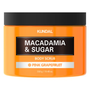 Kundal Macadamia & Sugar Pink Grapefruit Body Scrub 550 g