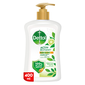 Buy Dettol Activ-Botany Antibacterial Liquid Handwash, Green Tea & Bergamot Fragrance, 100% Plant-Derived Ingredients 400 ml Online at Best Price | Liquid Hand Wash | Lulu UAE in UAE