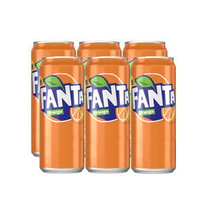 Fanta Orange Can Value Pack 6 x 295 ml