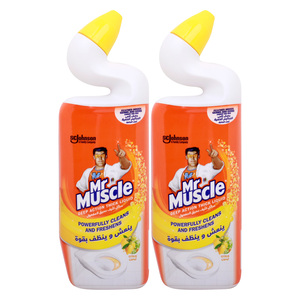 Mr. Muscle Deep Action Thick Liquid Toilet Cleaner Citrus Value Pack 2 x 750 ml