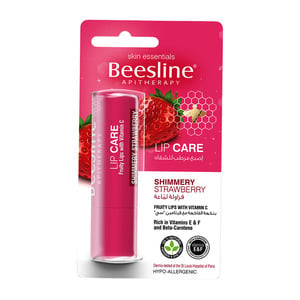 Beesline Apitherapy Lip Care Shimmery Strawberry 4 g