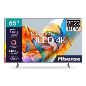 Hisense 65 inches Quantum ULED 4K Smart TV, Black, 65U6K