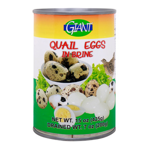 Giant Quail Eggs In Brine 425 g