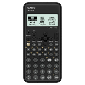 Casio Standard 10+2 Digit Scientific Calculator, Black, fx-570CW