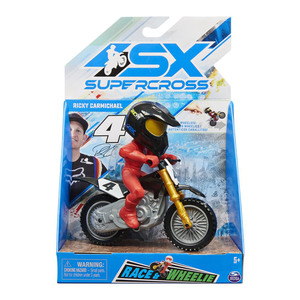 Spin Master Super Cross Race&Wheelie Feature Motrcycle, 6059505