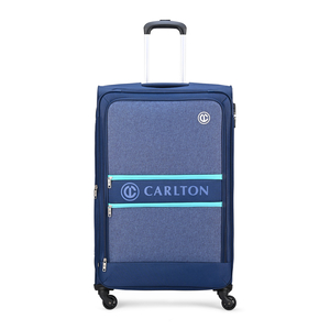 كارلتون أباتشي حقيبة سفر مرنة 4 عجلات، 79سم، أزرق