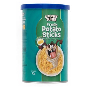 اشتري قم بشراء Looney Tunes Cheese Fresh Potato Stick 40 g Online at Best Price من الموقع - من لولو هايبر ماركت Potato Bags في الامارات