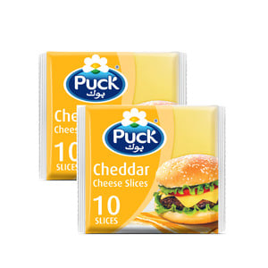 Puck Slice Cheddar Cheese 2 x 200g
