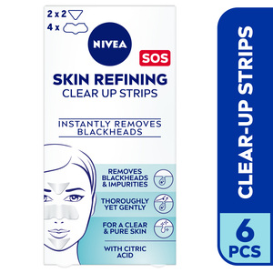 Buy Nivea Face Strips Skin Refining Clear-Up 6 pcs Online at Best Price | Facial Cleanser | Lulu UAE in Kuwait