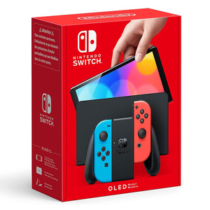 Nintendo Switch (OLED Model)-Neon Blue/Neon Red