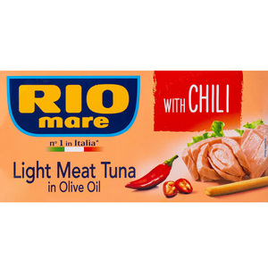 Rio Mare Light Meat Tuna In Olive Oil With Chili Value Pack 2 x 160 g