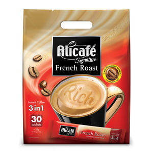 باور روت علي كافيه سيجنتشر قهوة سريعة التحضير تحميص فرنسي - 3 في 1 - 30 × 22 جم