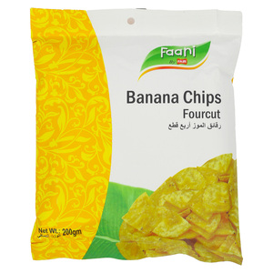 Faani Banana Chips Fourcut 200 g