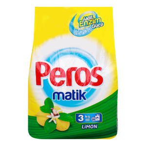 Peros Washing Powder Lemon Front Load 3 kg