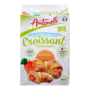 Antonelli Sugar Free Apricot Filling Croissant, 252 g